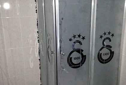 Taraftar Desenli Duşakabin (Galatasaray)